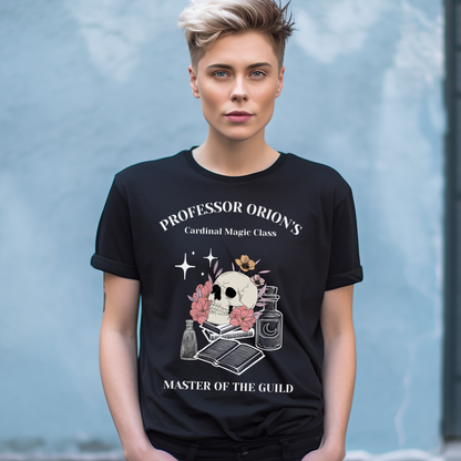 Professor Orion’s Cardinal Magic Class T-Shirt | Officially Licensed Zodiac Academy Dark