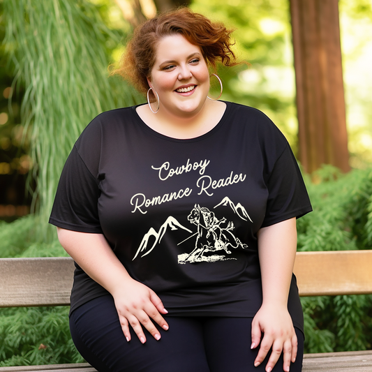 Cowboy Romance Reader Unisex Jersey Short Sleeve Tee - Relaxed Fit Graphic Tee for Book Lovers